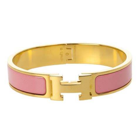 hermes pink bangle